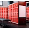 Adiroffice 12 in W, 12 in D, 72 in H, Steel ADI629-204-RED-4PK - alternate 2
